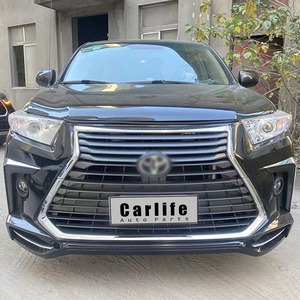 El kit de carrocería adecuado para Toyota Highlander 2012-2014 modificado al modelo <span class=keywords><strong>Lexus</strong></span> contiene la rejilla del parachoques delantero. - Product Image 3