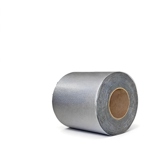 Ruban en caoutchouc butyle et feuille d'aluminium robuste pour l'étanchéité des fissures de toiture et de murs, réparation des fuites et scellement des carreaux extérieurs à forte adhérence - Product Image 1