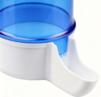 CT W131 Abreuvoir automatique pour oiseaux, grande capacité, en plastique, résistant aux chutes, accessoires pour cage à oiseaux, toutes saisons