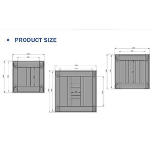 3T 1.5*2M 동물 무게 측정 바닥 저울 OEM/ODM 맞춤형 공장 목초지용 전자 간편 교정 저울 - Product Image 4