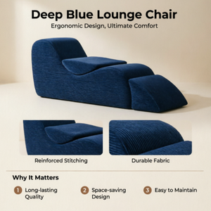 Sofá Multifuncional de Compresión para Sala de Estar, Sillón de Descanso con Reposapiés, Conforme a <span class=keywords><strong>la</strong></span> Ergonomía, Sofá de Espuma para Parejas, Ideal para Yoga - Product Image 6