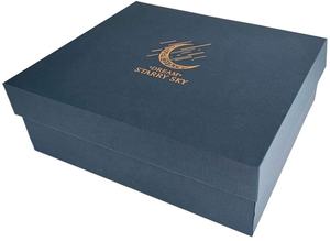 Creative Starry Sky Blue Large <strong>Gift</strong> Box for Anniversary Birthdays Hanukkah <strong>Mothers</strong> Day <strong>Grooms</strong> <strong>Gifts</strong> Engagements Package - Product Image 2