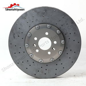 OE 9P1615301J 9P1615302J Rotor de disque de frein en céramique de carbone modifié automatique 350*34mm pour Porsche 911 <span class=keywords><strong>Carrera</strong></span> S Carbriolet - Product Image 5