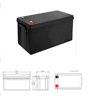 Kemasan baterai Lithium Ion 12V 200ah yang dapat diisi ulang untuk energi surya 12.8V LiFePO4 dengan nama merek