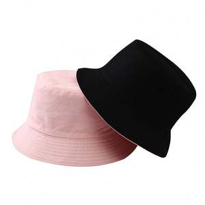 Wholesale Outdoor Flat Top Wide Brim <b>Summer</b> Cap Custom Embroidery Logo Bucket <b>Hat</b> - Product Image 1