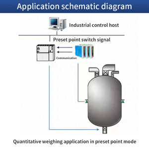 बैचिंग स्केल वजन नियंत्रण प्रणाली संकेतक k5 वजन नियंत्रक खाद्य गुणवत्ता नियंत्रण के लिए वजन डेटा प्रदर्शित करता है - Product Image 4