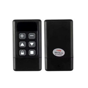 Télécommande universelle ZY-16CH 16 canaux pleine fréquence, super puissante, noire, 6 boutons, pour volet roulant et porte de garage rétractable - Product Image 5