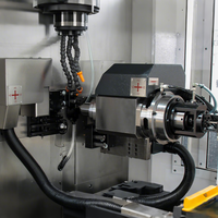 Tour CNC automatique à double broche de type suisse YH1104VI pour tournage longitudinal, destiné aux industries IT et médicale