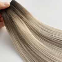 Trame Genius approuvée pour cuir chevelu sensible, cheveux humains très naturels et sains, double trame invisible, prête à être expédiée