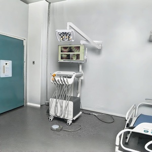 Carrello Dentale Mobile Completo di Fabbrica Unità Dentale Portatile con Luce a LED Trolley Operativo Dentale Multifunzione - Product Image 5