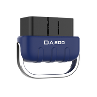 Escáner OBD2 Inalámbrico Bluetooth Dual DA200, Analizador de Motor, Lector de Códigos, Herramienta de Diagnóstico en Inglés, Universal para Todos los Autos, 1 Año