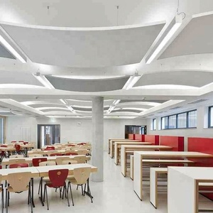Plafond de qualité Panelshigh avec accessoires cachés <span class=keywords><strong>Insert</strong></span> <span class=keywords><strong>suspendu</strong></span> insonorisé pour panneau de plafond linéaire de salle de réunion de bureau - Product Image 1