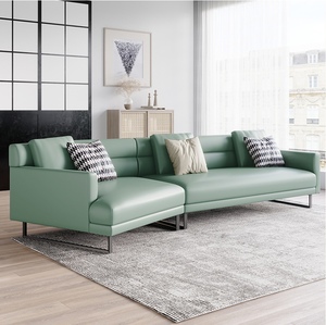 Sofá Seccional <span class=keywords><strong>de</strong></span> Tela en Oferta, Diseño Modular, Estructura Metálica, Asientos Cómodos para Sala <span class=keywords><strong>de</strong></span> Estar - Product Image 2