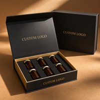 Cajas Rígidas Magnéticas Personalizadas de Lujo para Empaque de Péptidos, con Logotipo Grabado en Relieve y Bronceado de Alta Gama, Caja de Regalo para Medicamentos de Colágeno y Péptidos