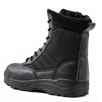 Bottes tactiques Yakeda en cuir imperméables pour le désert, bottes de combat à la cheville, chaussures tactiques en caoutchouc pour l'extérieur, bottes de randonnée