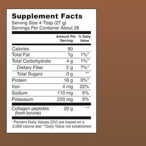 OEM/ODM Schokoladenaroma-Kollagenpeptide-Pulver zur Unterstützung der Hautelastizität, Haarstärke, Nagel- und Gelenkgesundheit, 0g Zucker - Product Image 2