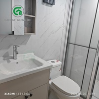 Maisons conteneurs pliables personnalisées de grande taille, maison préfabriquée de luxe, maison conteneur extensible à vendre