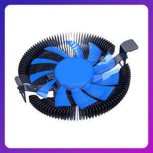 Overclock3 Hummingbird E86 CPU Cooler Blue Aluminum Heatsink For 1U Server HTPC Desktop - Product Image 4