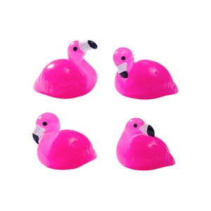 かわいいミニチュア樹脂製フラミンゴやアヒルの置物、DIYケーキトッパー、ガーデン、ドールハウス、水槽の装飾、工芸品に - Product Image 4