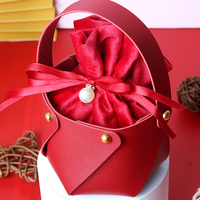 Paniers-cadeaux en vrac Paniers à bonbons en cuir PU Boîte à bonbons Cadeaux de mariage pour les invités Cadeaux de mariage pour les invités Souvenirs
