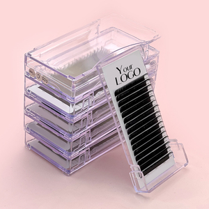 <span class=keywords><strong>Aria</strong></span> fornisce ciglia in Cashmere nero opaco scuro di alta qualità Super morbide mescolano le estensioni delle ciglia delle ciglia del Volume - Product Image 1