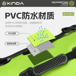 Xinda Equipment <b>Backpack</b> 30L Waterproof Unisex Outdoor Hiking Mountaineering with Adjustable Shoulder Straps Soft Handle Drawbar - Product Image 4