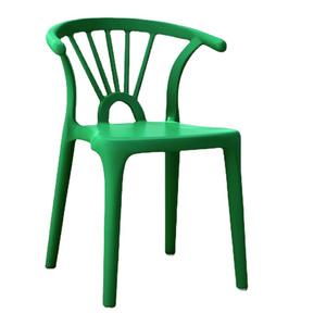 Silla de Plástico sin Brazos de Diseño Moderno Más Vendida, Respaldo Hueco, Estilo Simple e Informal para el Hogar, Oficina o <span class=keywords><strong>Apartamento</strong></span> - Product Image 2