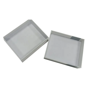 กล่องของขวัญเครื่องสำอางกระดาษแข็งแบบนูนลายได้ตามสั่ง พร้อมฝาแยกสำหรับผลิตภัณฑ์ดูแลผิว น้ำหอม และเทียน - Product Image 5