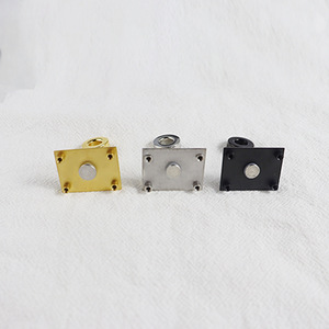 Stainless Steel Buckle 1.8x2.5x2.8CM Gold/Steel Color Customizable High Quality Hardware <b>Accessory</b> for <b>Bags</b> - Product Image 1