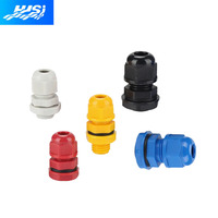 Passe-câble en plastique PG29 étanche IP68 de la série PG en nylon, facile à installer, pour systèmes de connecteurs de fils et câbles électriques