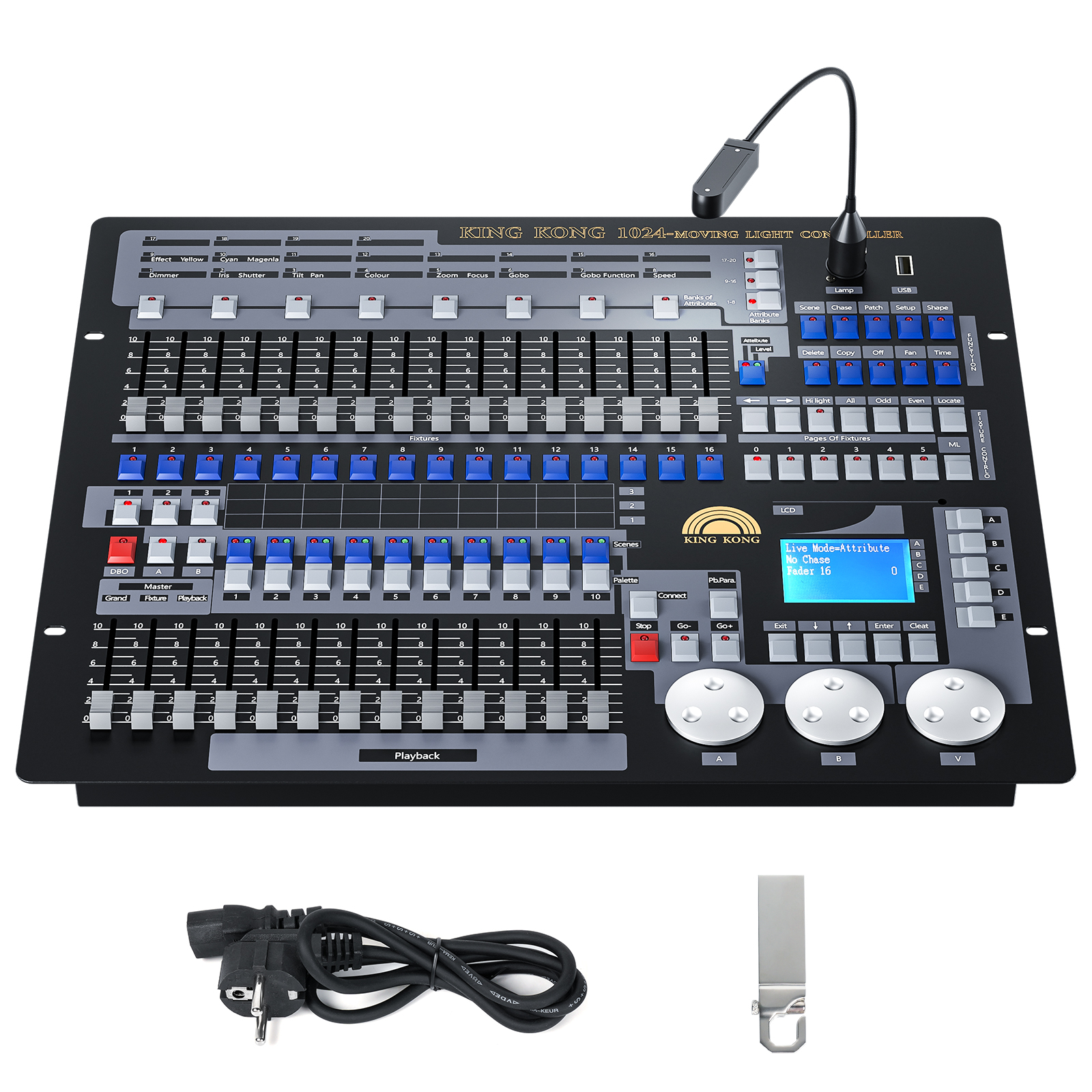 U King DMX1024 Channels Console - Professional Light Control