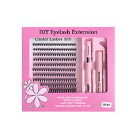 Ruban de cils pré-coupé pour extensions DIY : Fibre de soie légère, segmentée, ultra-légère pour les pique-niques printaniers et les voyages aux fleurs de cerisier