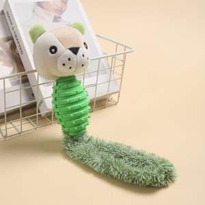 Jouets à mâcher en caoutchouc de haute qualité pour chiens et chats, jouet interactif pour animaux de compagnie inspiré du renard et du raton laveur, directement fourni par le fabricant - Product Image 5