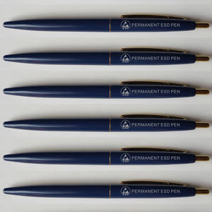 Venta caliente Colorido Prensa Acción Metal Oficina Uso Bolígrafo Con Logotipo Personalizado - Product Image 3