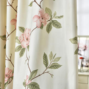 Tenda in stile americano soggiorno Cortinas <span class=keywords><strong>Para</strong></span> Sala tenda a fiori tenda stampata per Hotel - Product Image 6