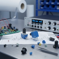 Yüksek Hassasiyetli 9mm Mini Stereo Potansiyometre C10k C50k 1k 10k 100k 250k 400k 500k Ohm Ses Çift Döner Potansiyometre Gitar