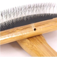 Peigne démêlant manuel et brosse à picots rembourrée pour chats et chiens - Élimine les nœuds et les poils lâches