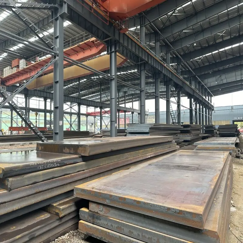 Fabbrica della cina lamiera di acciaio al carbonio laminata a caldo 6mm di spessore SS400 piastra in acciaio al carbonio per la costruzione