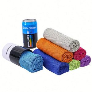 Serviette de sport en microfibre pour extérieur, séchage rapide, effet rafraîchissant, technique tricotée, lavage à la main - Product Image 1