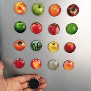 중국 공장 맞춤형 디자인 크리스탈 유리 냉장고 자석 만화 모양 마그네틱 스티커 매일 사용 - Product Image 5