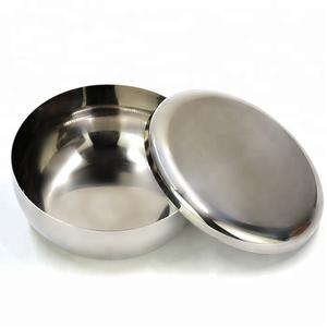 무료 샘플 스테인리스 면도 비누 그릇 - Product Image 1