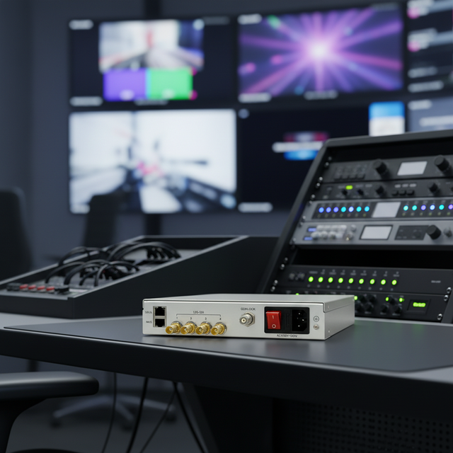 IP to 12G SDI Decode for Streamer 4K60fps HEVC/H.264 Low Latency Dual Gigabit LAN Streaming TV Device