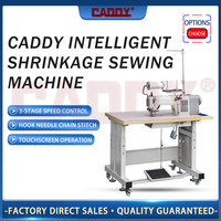 Machine à coudre intelligente CADDY pour le rétrécissement des empeignes de chaussures |   Cycle automatique à 3 vitesses pour chaussures professionnelles