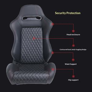 Asiento de Coche Modificado para Simulación de Carreras, Asiento Deportivo de E-Sports, Cuero PVC Ajustable, Estándar de Suzhou, Ajuste Estándar, Directo de Fábrica - Product Image 6