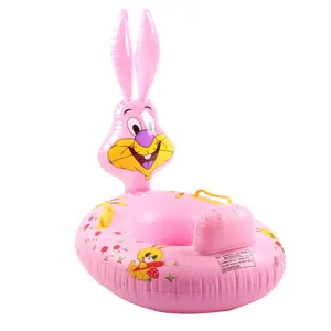 Sell custom made baby and children inflatable rabbit water toys small swimming pool in summer swimming rings