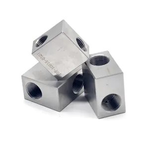 Water Jet Spare Parts two-way for Waterjet Cutting Machine High Pressure Fittings cheap price