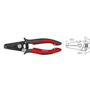 WIHA - 33472 Pince à dénuder électronique avec points de dénudage 0.4-1.3mm-EAN 4010995334727 WIRE STRIPPERS - Product Image 1
