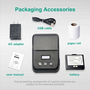 Cashino KLP-II 2 inch Túi Nhỏ Xách tay máy in nhãn nhiệt với Mini USB và Giao diện <span class=keywords><strong>Bluetooth</strong></span> - Product Image 3