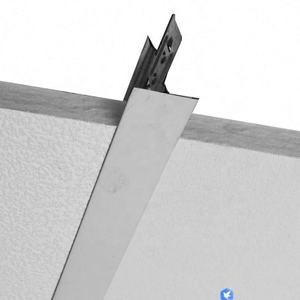 Doré avec ligne blanche <span class=keywords><strong>Fut</strong></span> Suspendu Galvanisé T <span class=keywords><strong>Bar</strong></span> Plafond Grille Composants Cadres Peinture Quille Grille - Product Image 2