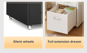 Kim loại hiện đại cán Tủ hồ sơ thấp bàn ngăn kéo lưu trữ di chuyển lưu trữ cạnh giường ngủ cho nhà văn phòng tủ phòng ngủ phòng khách - Product Image 5